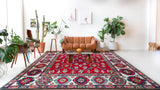Area rug in a living room setting, pile rug, Turkish rug, custom rug, , new rug, modern rug, customizable rug, made to order rug, portland, rug shop, bright colors, wild shaman, soft rug, bold color, Portland, Oregon, rug store, rug shop, local shop, made in Turkey