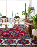 Area rug in a living room setting, pile rug, Turkish rug, custom rug, , new rug, modern rug, customizable rug, made to order rug, portland, rug shop, bright colors, wild shaman, soft rug, bold color, Portland, Oregon, rug store, rug shop, local shop, made in Turkey