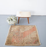 old rug, antique rug, earthy colors, faded colors, turkish rug, vintage rug, flat weave, mini rug, pile rug, Wild Shaman, Portland, Oregon, rug store, rug shop, local shop