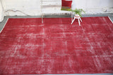 Vintage Isparta Rug 8.10ftx12.9ft