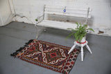 Vintage Mersin Mut Cicim Kilim Rug 2.3ftx3.8ft