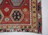 Vintage Sivas Sarkisla Kilim Rug 5'6"x12'
