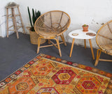 old rug, antique rug, earthy colors, faded colors, Turkish rug, vintage rug, flat weave, kilim rug, large area rug, square rug, Wild Shaman, Portland, Oregon, rug store, rug shop, local shop