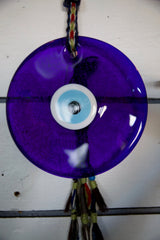 Glass evil eye protection, wall hanging decoration