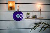 Glass evil eye protection, wall hanging decoration