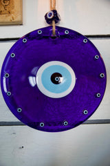 Glass evil eye protection, wall hanging decoration
