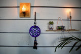 Glass evil eye protection, wall hanging decoration