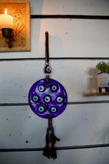 Glass evil eye protection, wall hanging decoration