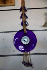 Glass evil eye protection, wall hanging decoration