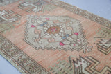 Vintage Mini Turkish Rug 1.9ftx3.5ft