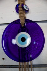 Glass evil eye protection, wall hanging decoration