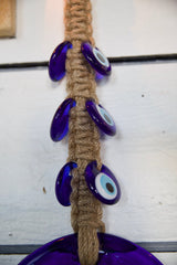 Glass evil eye protection, wall hanging decoration