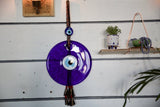 Glass evil eye protection, wall hanging decoration