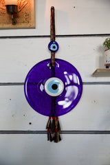 Glass evil eye protection, wall hanging decoration