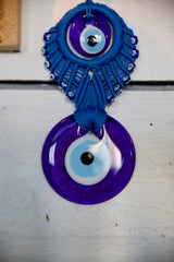 Glass evil eye protection, wall hanging decoration