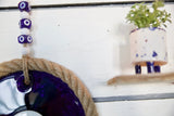 Glass evil eye protection, wall hanging decoration