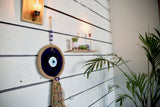 Glass evil eye protection, wall hanging decoration
