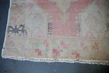 Vintage Turkish Anatolian Rug 4.1ftx8.6ft