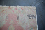 Vintage Turkish Anatolian Rug 4.1ftx8.6ft