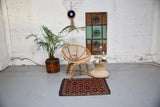Vintage Mersin Mut Cicim Kilim Rug 2.4ftx3.11ft