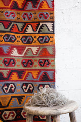 old rug, antique rug, earthy colors, bold colors, turkish rug, vintage rug, flat weave, kilim rug, large area rug, square rug, Wild Shaman, Portland, Oregon, rug store, rug shop, local shop