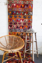 old rug, antique rug, earthy colors, bold colors, turkish rug, vintage rug, flat weave, kilim rug, large area rug, square rug, Wild Shaman, Portland, Oregon, rug store, rug shop, local shop