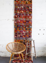 old rug, antique rug, earthy colors, bold colors, turkish rug, vintage rug, flat weave, kilim rug, large area rug, square rug, Wild Shaman, Portland, Oregon, rug store, rug shop, local shop