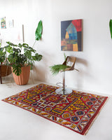 Small area rug in a living room setting, pile rug, Turkish rug, custom rug, , new rug, modern rug, customizable rug, made to order rug, portland, rug shop, bright colors, wild shaman, soft rug, bold color, Portland, Oregon, rug store, rug shop, local shop, made in Turkey