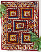 Small area rug in a living room setting, pile rug, Turkish rug, custom rug, , new rug, modern rug, customizable rug, made to order rug, portland, rug shop, bright colors, wild shaman, soft rug, bold color, Portland, Oregon, rug store, rug shop, local shop, made in Turkey