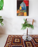 Small area rug in a living room setting, pile rug, Turkish rug, custom rug, , new rug, modern rug, customizable rug, made to order rug, portland, rug shop, bright colors, wild shaman, soft rug, bold color, Portland, Oregon, rug store, rug shop, local shop, made in Turkey