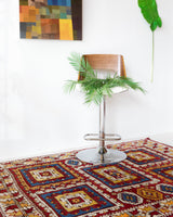 Small area rug in a living room setting, pile rug, Turkish rug, custom rug, , new rug, modern rug, customizable rug, made to order rug, portland, rug shop, bright colors, wild shaman, soft rug, bold color, Portland, Oregon, rug store, rug shop, local shop, made in Turkey