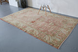 Vintage Oushak Rug 5.5ftx8.3ft