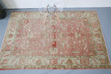 Vintage Oushak Rug 5.5ftx8.3ft
