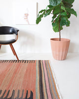 Turkish rug, vintage rug, flat weave, kilim rug, large area rug, square rug, Wild Shaman, Portland, Oregon, rug store, rug shop, local shop, bright colors, area rug, red rug, bold color