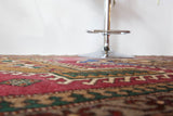 Vintage caucasian rug in a living room setting, pile rug, Turkish rug, vintage rug, portland, rug shop, bright colors, wild shaman, soft rug, bold color, Portland, Oregon, rug store, rug shop, local shop, soft rug, pastel colors, faded colors