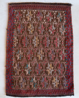 Vintage mini kilim rug in room decor setting, kilim, Turkish rug, vintage rug, portland, rug shop, bright colors, wild shaman, soft rug, bold color, Portland, Oregon, rug store, rug shop, local shop