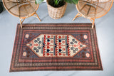 Vintage Anatolian Rug 3.7ftx6ft