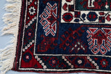 old rug, antique rug, Turkish rug, Portland, Oregon, rug store, rug shop, local shop, bright colors, wild shaman, area rug, red rug, bold color, burgundy, dark red, rug shop, portland, Anatolian rug