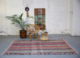 Old Aegean Kilim 4.8ftx7.8ft