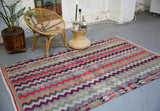 Old Aegean Kilim 4.8ftx7.8ft