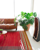 Turkish rug, vintage rug, flat weave, kilim rug, large area rug, square rug, Wild Shaman, Portland, Oregon, rug store, rug shop, local shop, bright colors, area rug, red rug, bold color