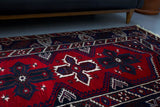 old rug, antique rug, Turkish rug, Portland, Oregon, rug store, rug shop, local shop, bright colors, wild shaman, area rug, red rug, bold color, burgundy, dark red, rug shop, portland, Anatolian rug