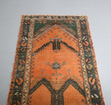 Vintage Anatolian Rug 3.9ftx6.6ft