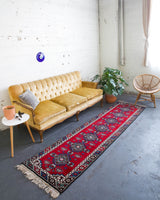 pile rug runner, Turkish rug, vintage rug, portland, rug shop, bright colors, wild shaman, runner rug, bold color, Portland, Oregon, rug store, rug shop, local shop, hallway runner, skinny runner