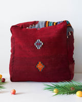 Floor pouf in a living room setting, pillow, turkish pillow, kilim pillow, home decor, decorative pillow, sham, rug pillow, decor, home decor, pouf, floor cushion, cushion, Portland, rugshop, Oregon, Wild Shaman, ottoman