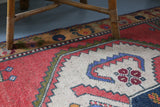 Vintage Anatolian Rug 3.9ftx6.3ft