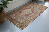 Vintage Anatolian Rug 4ftx7.4ft