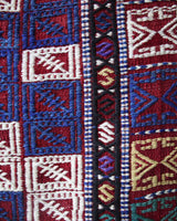 Turkish rug, vintage rug, flat weave, kilim rug, large area rug, square rug, Wild Shaman, Portland, Oregon, rug store, rug shop, local shop, bright colors, area rug, orange rug, bold color