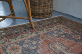 Vintage Anatolian Rug 4ftx7.4ft