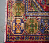 Vintage Konya Seccade Rug 4.7ftx7ft